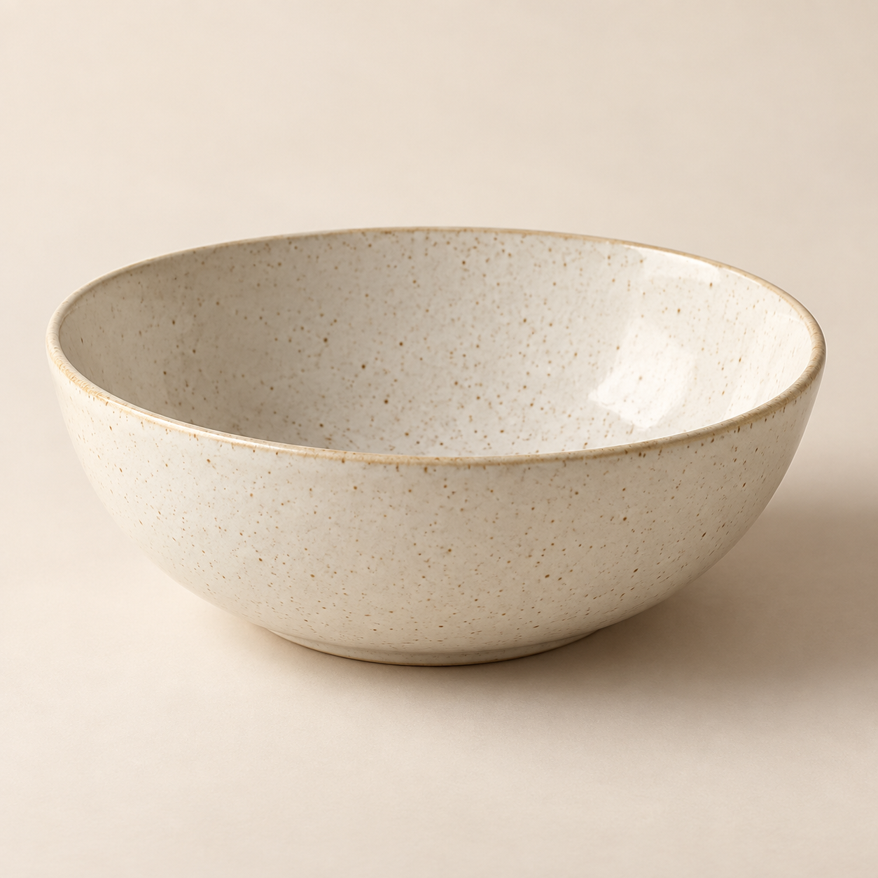 Speckled ceramic bowl